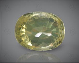 Natural Unheated & Untreated Certified Yellow Sapphire (Pokhraj)6.01 carats -2289